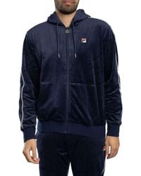 Fila - Italo Velour Zip Hoodie - Lyst