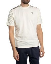 Aquascutum - Club Check Details T-shirt - Lyst