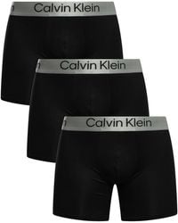 Calvin Klein - 3 Pack Brushed Microfiber Boxer Briefs - Lyst