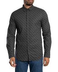 ARMANI EXCHANGE - Brand Slim Shirt - Lyst