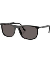 Ray-Ban - Rb2216 Rectangle Sunglasses - Lyst