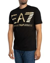 EA7 - Regular Fit Mega Graphic T-shirt - Lyst