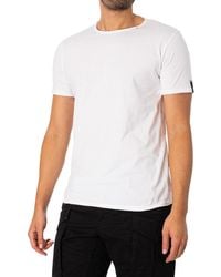 Replay - Box Sleeve Logo T-shirt - Lyst