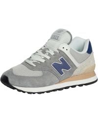 New Balance - 574 Suede Trainers - Lyst