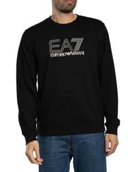 EA7 - Echo Graphic Sweatshirt - Lyst