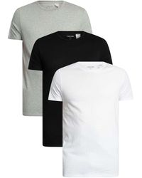 Calvin Klein - 3 Pack Lounge Classic Crew T-Shirts - Lyst