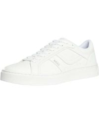 BOSS - Rhys Faux Trainers - Lyst