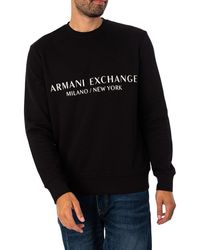 ARMANI EXCHANGE - Brand Graphic Sweatshirt - Lyst