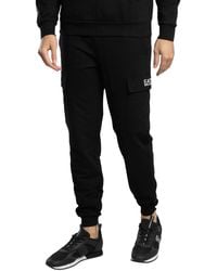 EA7 - Logo Regular Joggers - Lyst