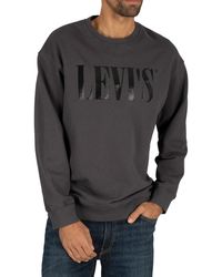 Levi's Relaxed Graphic Sweatshirt - Gray