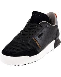 Cruyff Contra Hex Leather Trainers - Black
