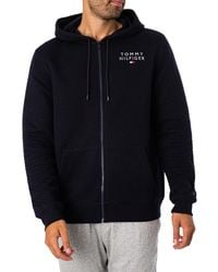 Tommy Hilfiger - Lounge Quilted Zip Hoodie - Lyst