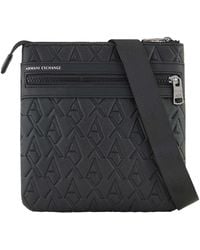 ARMANI EXCHANGE - Borsa Flat Crossbody Bag - Lyst