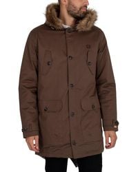 Gabicci - Paxton Quilted Parka Jacket - Lyst