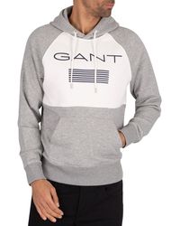 gant stripe hoodie