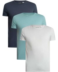 Calvin Klein - 3 Pack Lounge Classic Crew T-shirts - Lyst