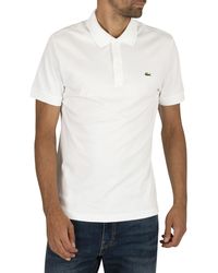 Lacoste Logo Polo Shirt - White