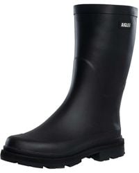 Aigle - Mid Rain Wellington Boots - Lyst