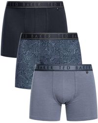 Ted Baker - 3 Pack Boxer Briefs - Lyst