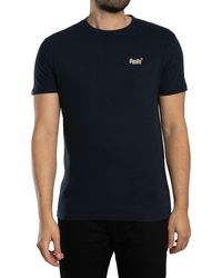 Superdry - Essential Contrast Emb T-shirt - Lyst