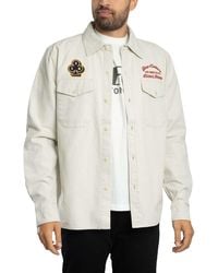 Deus Ex Machina - Picklock Back Textured Overshirt - Lyst