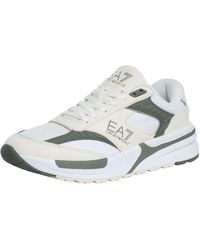 EA7 - Brand Mesh Trainers - Lyst