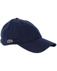 Lacoste - Logo Organic Baseball Cap - Lyst