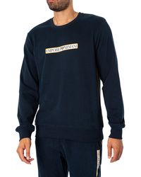Emporio Armani - Lounge Graphic Sweatshirt - Lyst