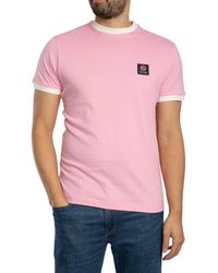 Trojan - Flag Badge Ringer T-shirt - Lyst