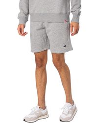 New Balance Logo Sweat Shorts - Grey