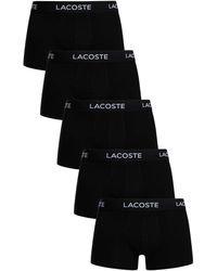 Lacoste - 5 Pack Cotton Stretch Trunks - Lyst