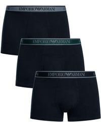 Emporio Armani - 3 Pack Trunks - Lyst