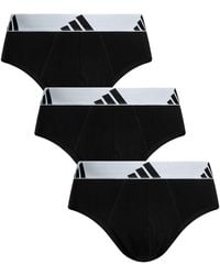 adidas - 3 Pack Active Flex Cotton Briefs - Lyst