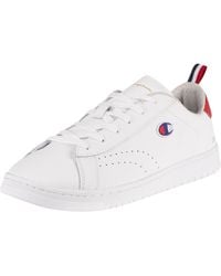 red white blue champion shoes