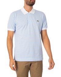 Lacoste - L.12.12 Striped Cotton Polo Shirt - Lyst