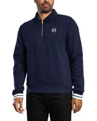 Sergio Tacchini - Court 1/4 Zip Polo Sweatshirt - Lyst