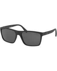 Polo Ralph Lauren - 0ph4133 Rectangle Sunglasses - Lyst