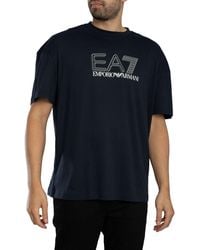 EA7 - Echo Graphic T-shirt - Lyst