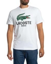 Lacoste - Paris Graphic T-shirt - Lyst