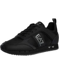 EA7 - Carbon Mesh Logo Trainers - Lyst