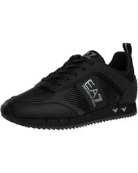 EA7 - Carbon Mesh Logo Trainers - Lyst