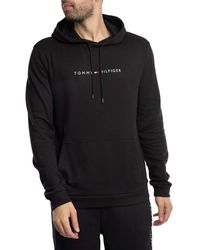 Tommy Hilfiger - Lounge Brand Graphic Pullover Hoodie - Lyst