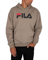 Fila hoodie mens silver Clearance