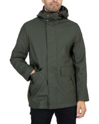 HUNTER - Logo Rain Jacket - Lyst