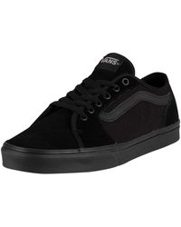 Vans Filmore Decon Suede Canvas Sneakers - Black