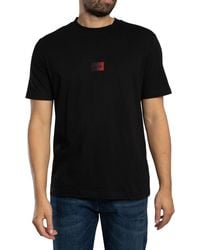 HUGO - Danotie Boxed Logo T-shirt - Lyst