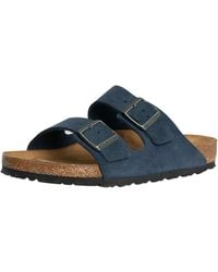 Birkenstock - Arizona Suede Sandals - Lyst