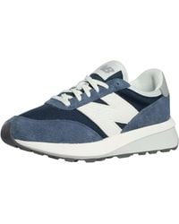 New Balance - 370 Suede Trainers - Lyst
