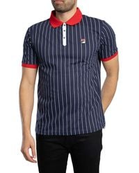 Fila - Classic Vintage Striped Polo Shirt - Lyst
