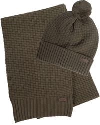 Barbour - Ramside Beanie & Scarf Gift Set - Lyst